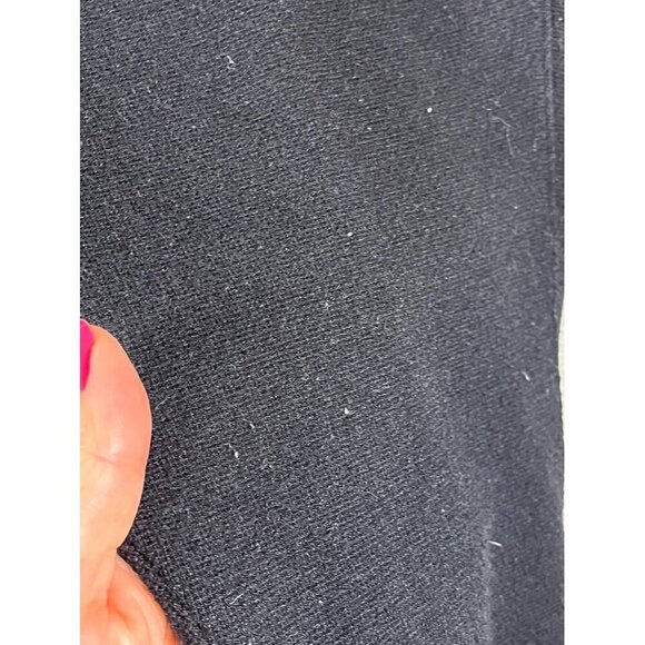 Banana Republic Pant Women XL Black Pull On Sweater Drawstring Ankle Neutral - Picture 8 of 16